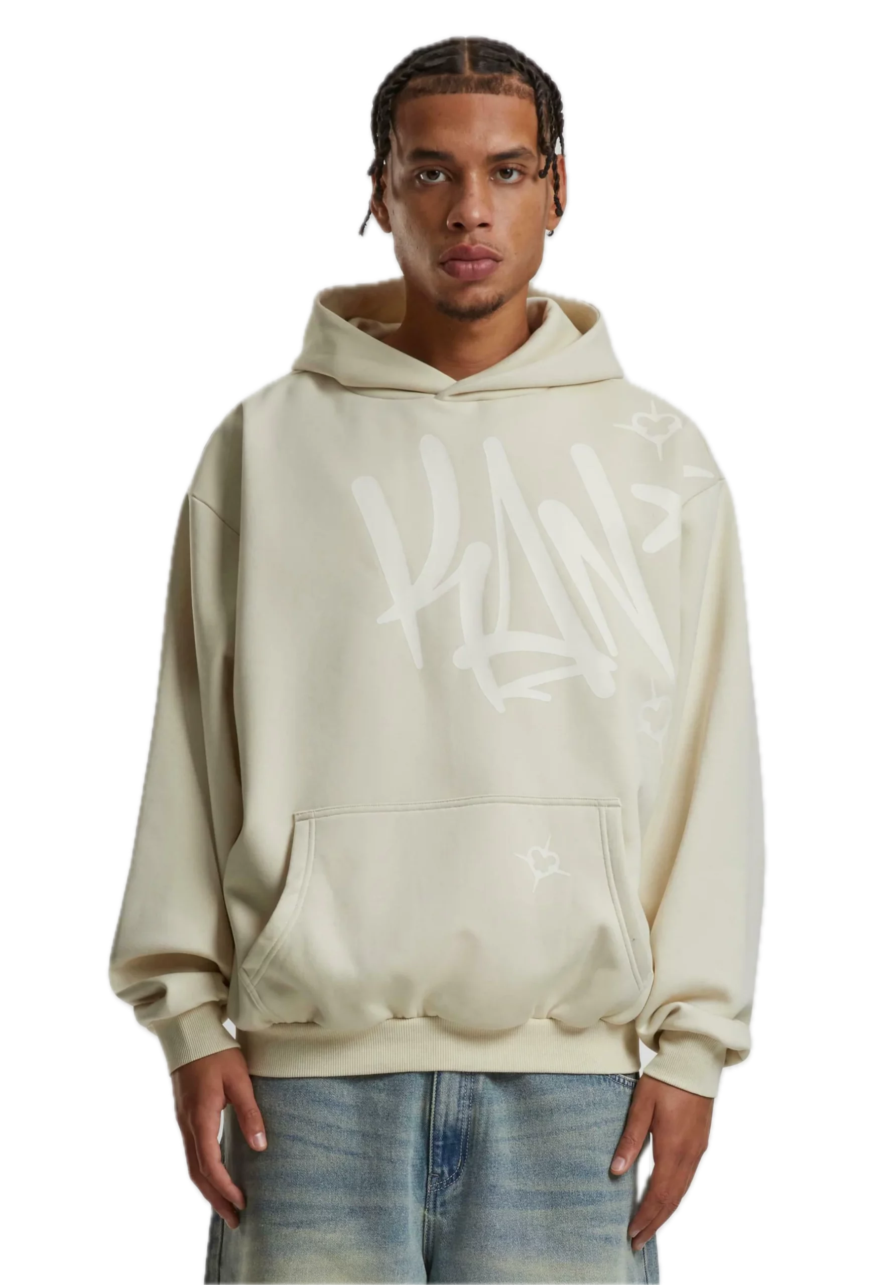 KARL KANI WOVEN KANI TAG SUDADERA CAPUCHA OVERSIZE FIT ARENA CLARA