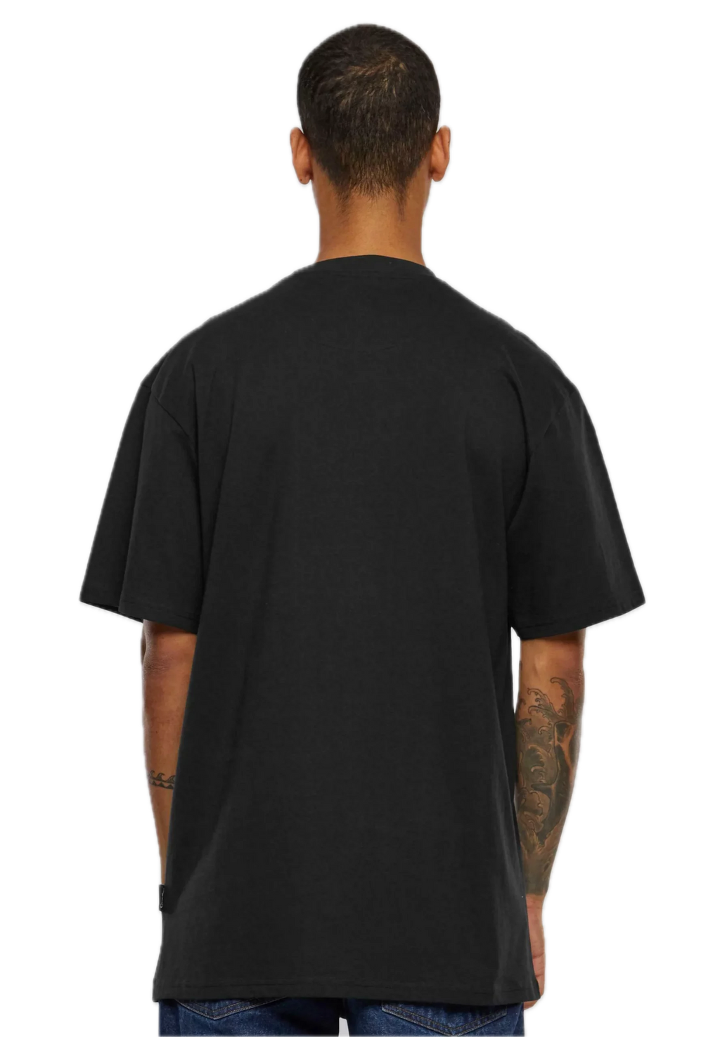 KARL KANI WOVEN SIGNATURE MULTICOLOR LOGO CAMISETA NEGRA