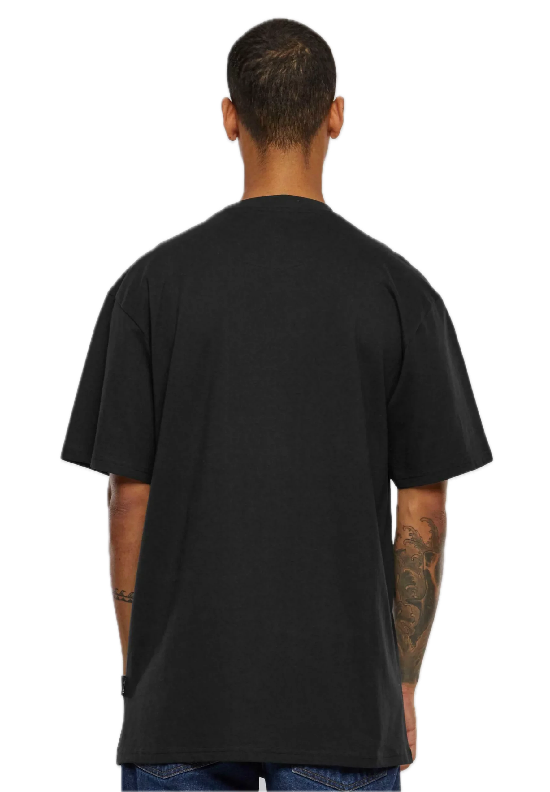 KARL KANI WOVEN SIGNATURE MULTICOLOR LOGO CAMISETA NEGRA