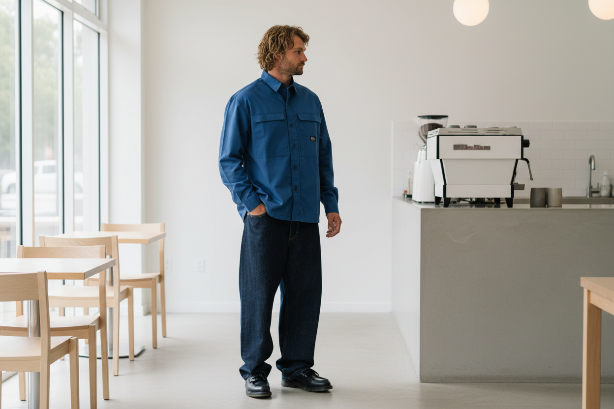 REELL BAGGY INDIGO DEEP