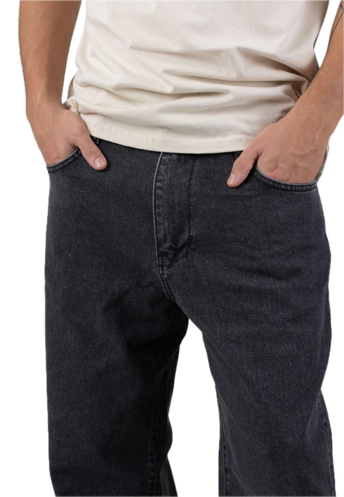 REELL BAGGY ZERO'S STONE BLACK