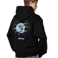 GRIMEY SUDADERA CON CAPUCHA THE PLANET REGULAR FIT NEGRA