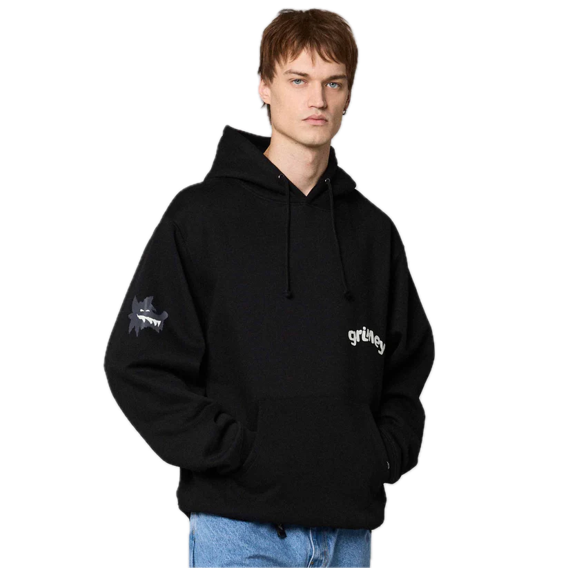 GRIMEY SUDADERA CON CAPUCHA THE PLANET REGULAR FIT NEGRA