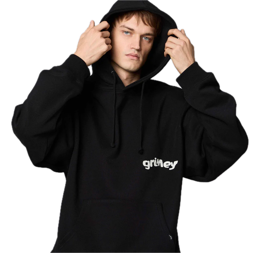 GRIMEY SUDADERA CON CAPUCHA THE PLANET REGULAR FIT NEGRA