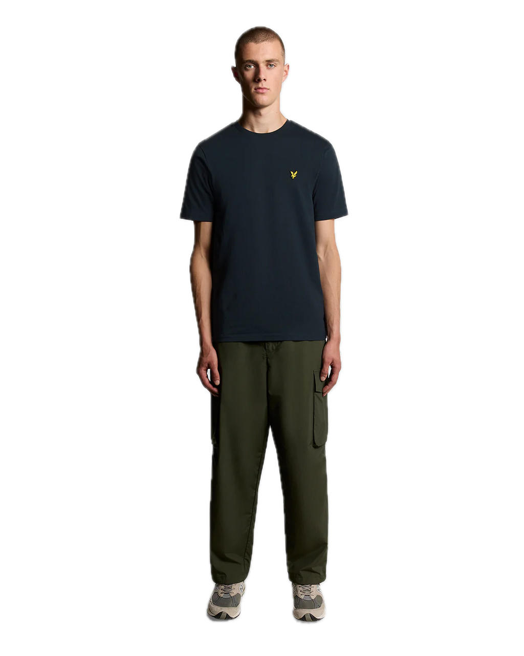LYLE & SCOTT CAMISETA UNISEX CAMISETA REGULAR FIT NEGRA