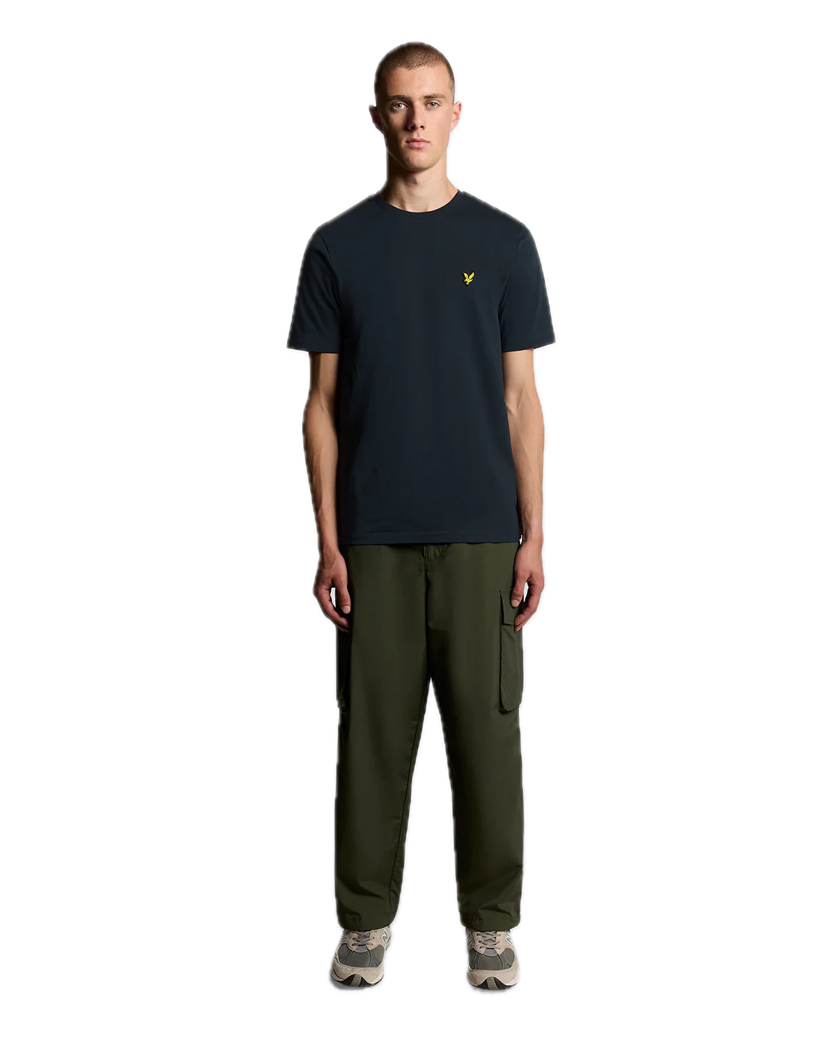 LYLE & SCOTT CAMISETA UNISEX CAMISETA REGULAR FIT NEGRA