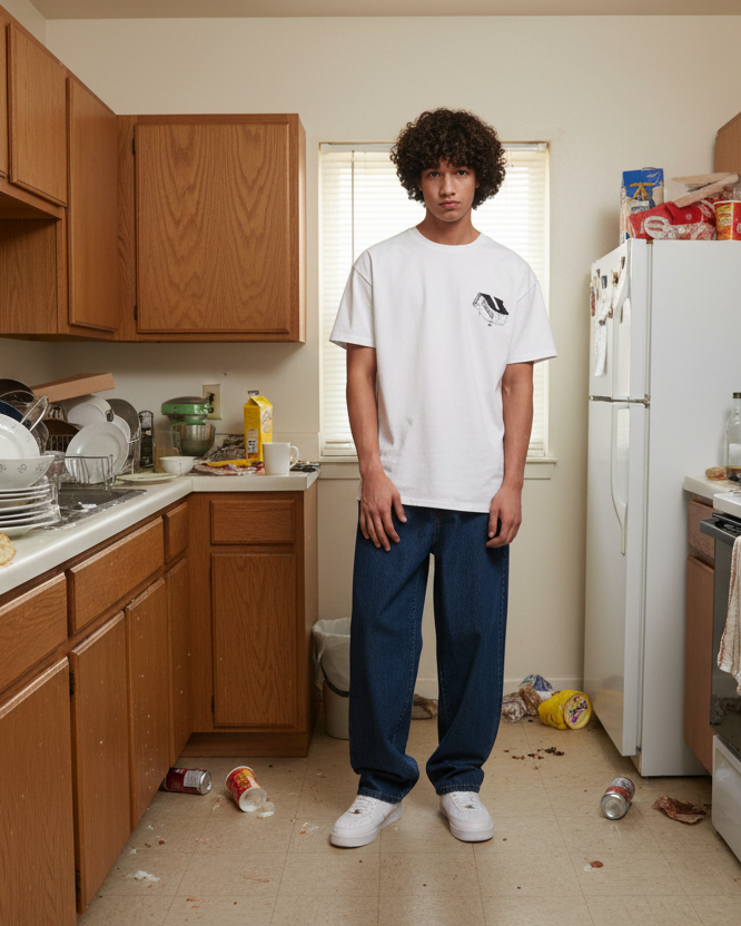 URBAN CLASSICS 90‘s BAGGY MID INDIGO WASHED