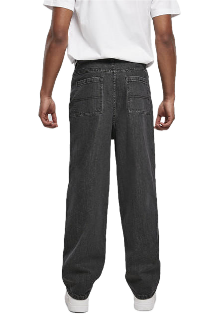 URBAN CLASSICS 90‘s BAGGY BLACK ACID WASHED