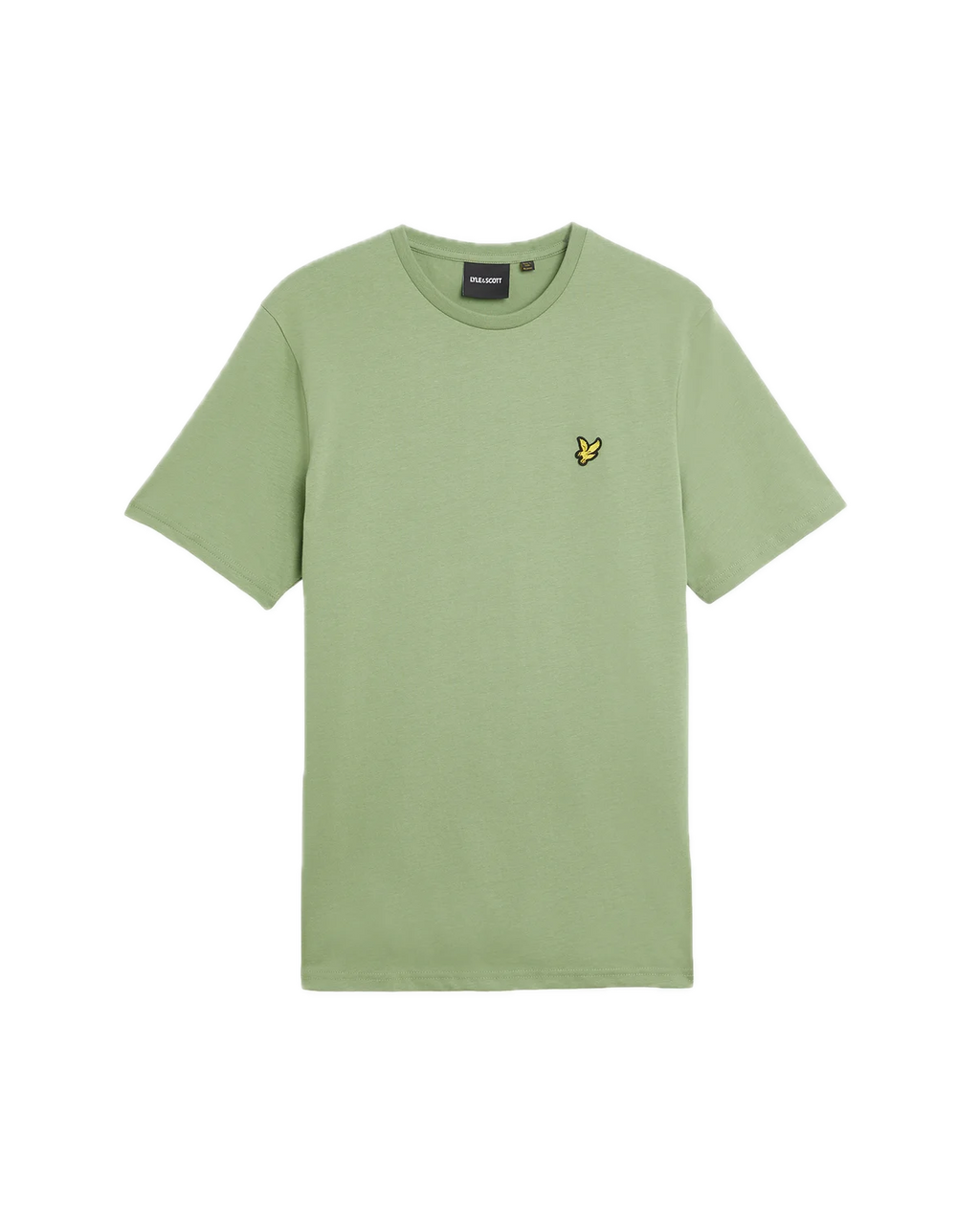 LYLE & SCOTT PLAIN CAMISETA CAMISETA REGULAR FIT VERDE AHUMADO