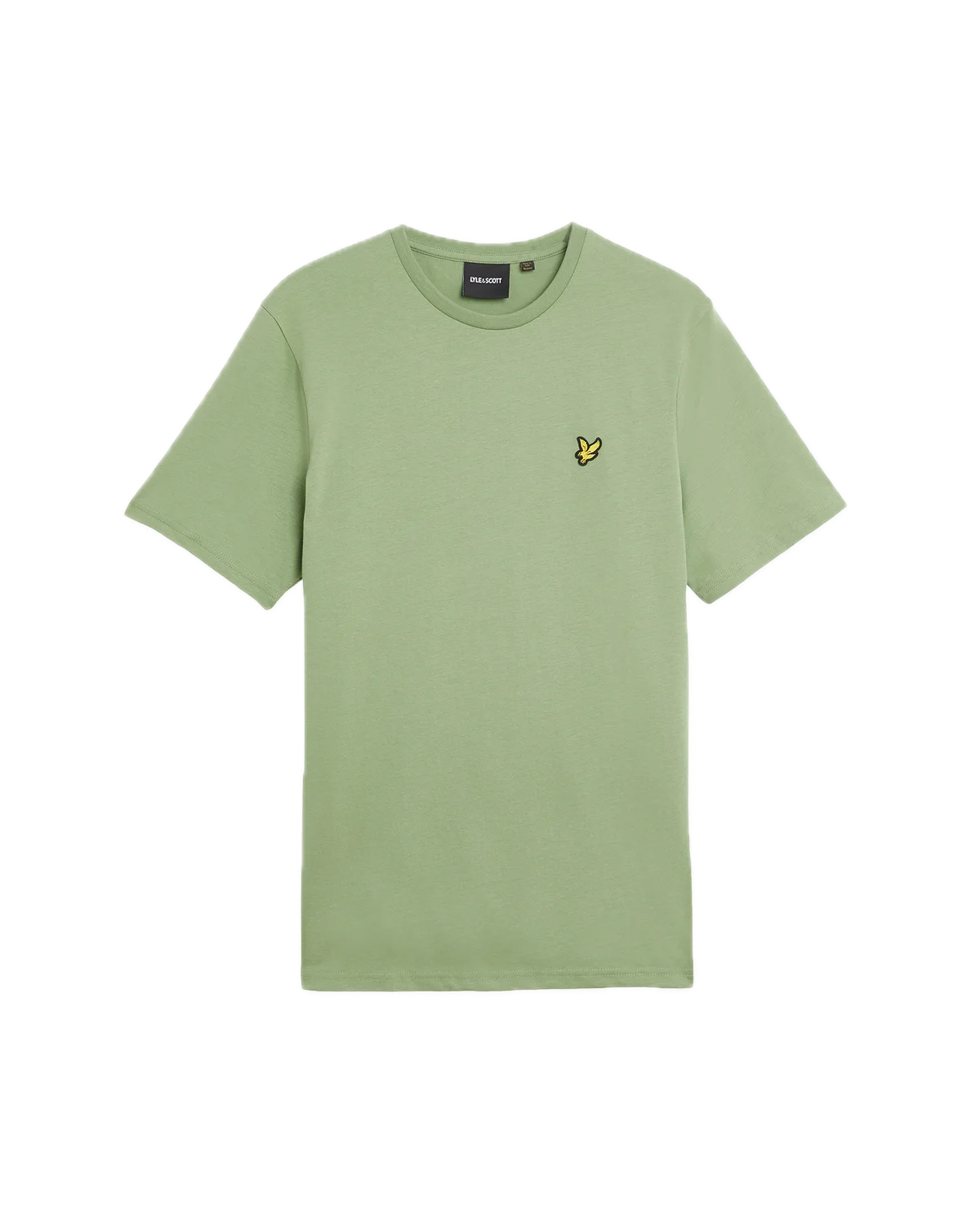 LYLE & SCOTT PLAIN CAMISETA CAMISETA REGULAR FIT VERDE AHUMADO