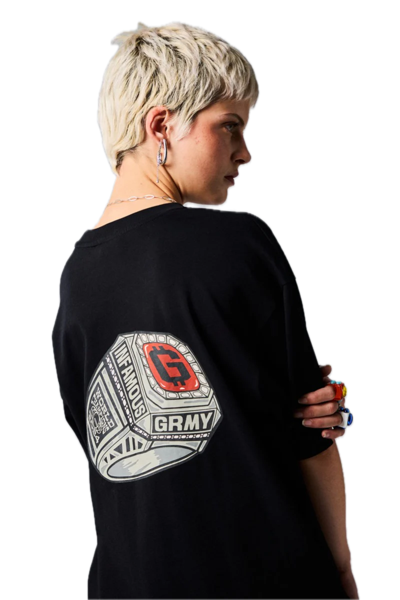 GRIMEY DEEPER CAMISETA REGULAR FIT NEGRA