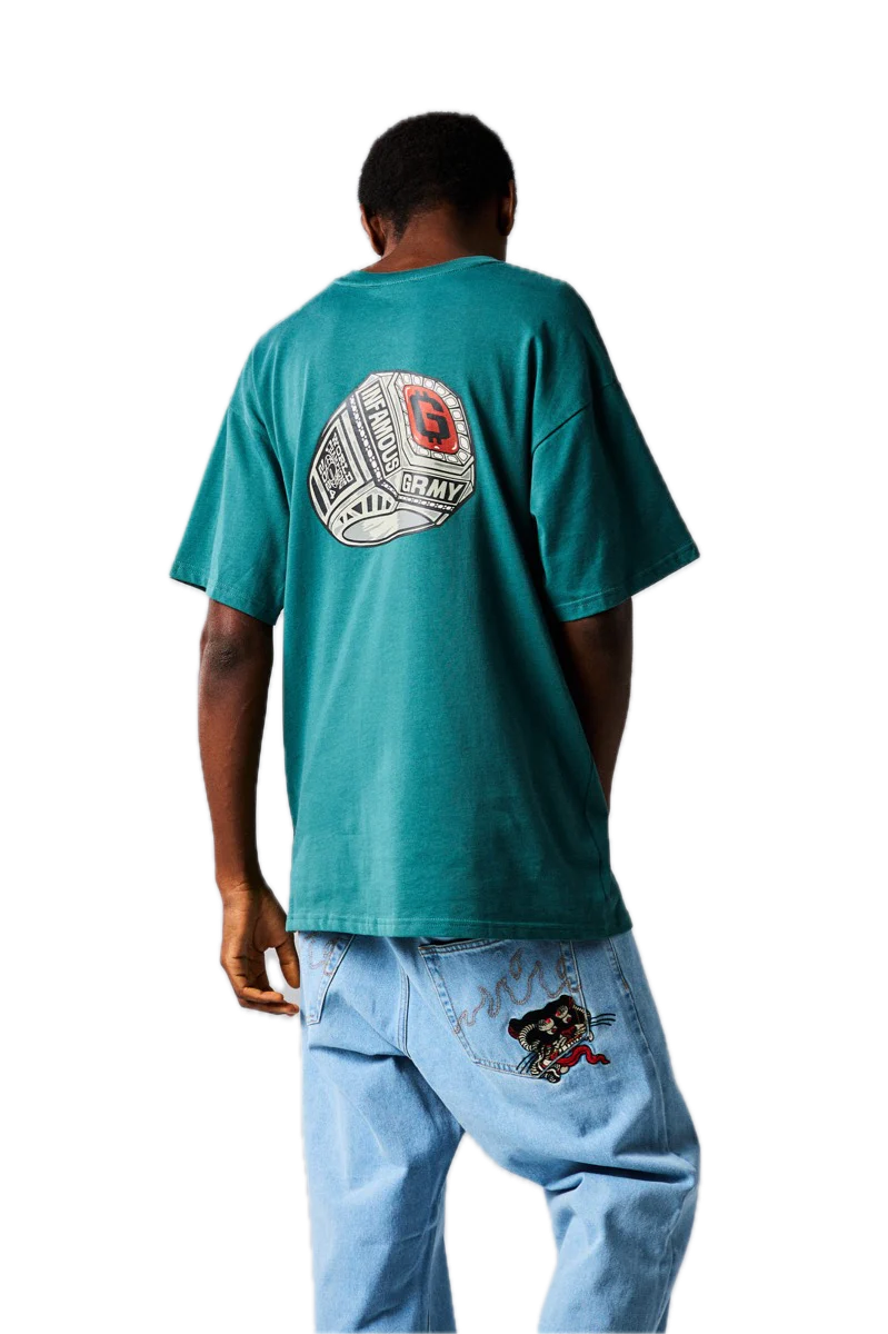 GRIMEY DEEPER CAMISETA REGULAR FIT AZUL OSCURO