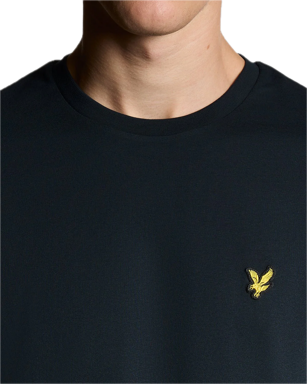 LYLE & SCOTT CAMISETA UNISEX CAMISETA REGULAR FIT NEGRA