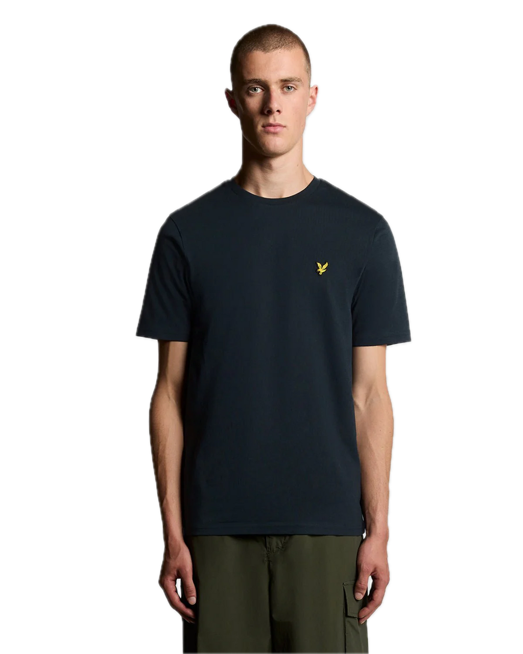 LYLE & SCOTT CAMISETA UNISEX CAMISETA REGULAR FIT NEGRA