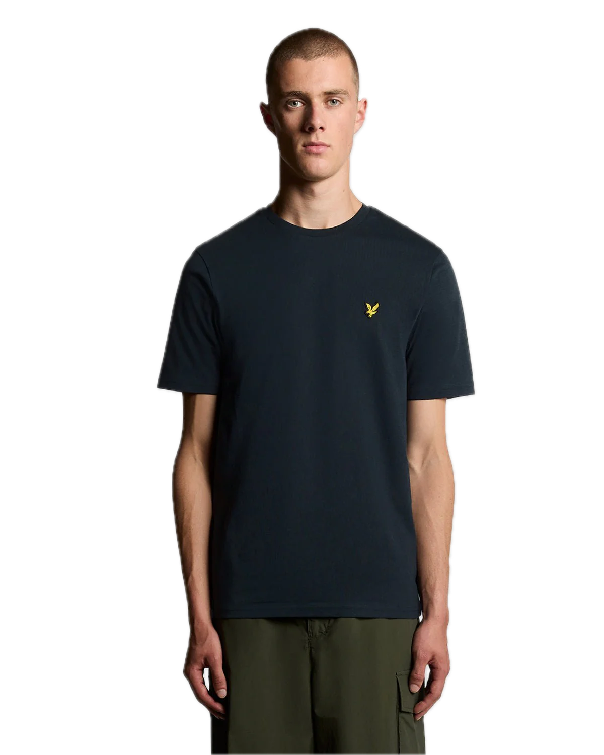 LYLE & SCOTT CAMISETA UNISEX CAMISETA REGULAR FIT NEGRA