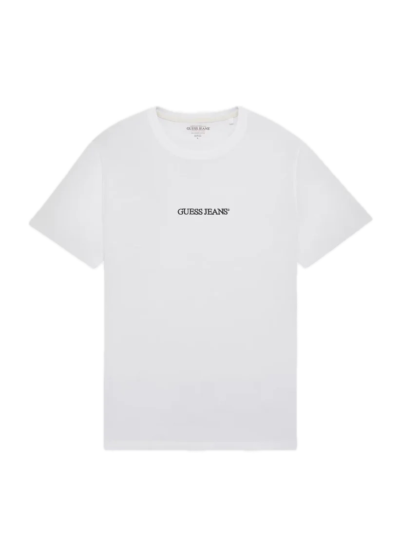 GUESS JEANS CAMISETA REGULAR FIT BLANCA