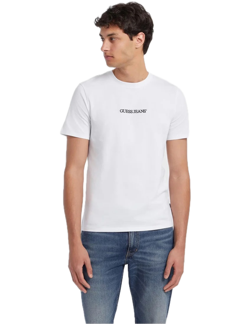 GUESS JEANS CAMISETA REGULAR FIT BLANCA