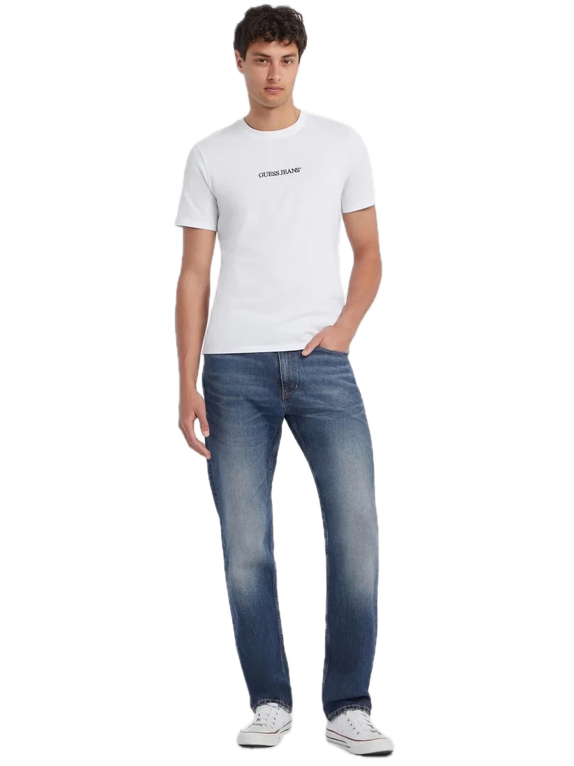 GUESS JEANS CAMISETA REGULAR FIT BLANCA
