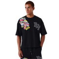 PROJECT X PARIS CAMISETA BOXY OVERSIZED PARCHES NEGRA