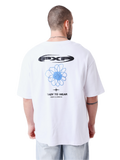 PROJECT X PARIS CAMISETA OVERSIZED FLOR ESPALDA BLANCA
