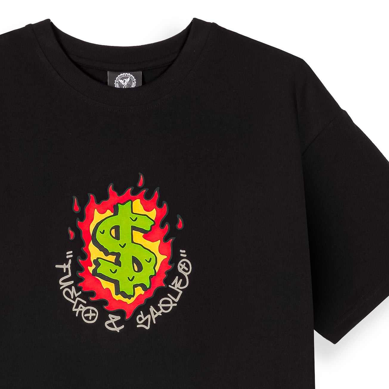 GRIMEY THE SHELTER BUCKS TO BURN CAMISETA REGULAR FIT NEGRA