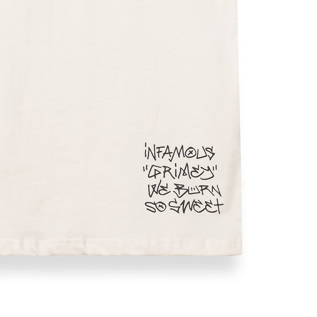 GRIMEY THE SHELTER BUCKS TO BURN CAMISETA REGULAR FIT BLANCO ROTO
