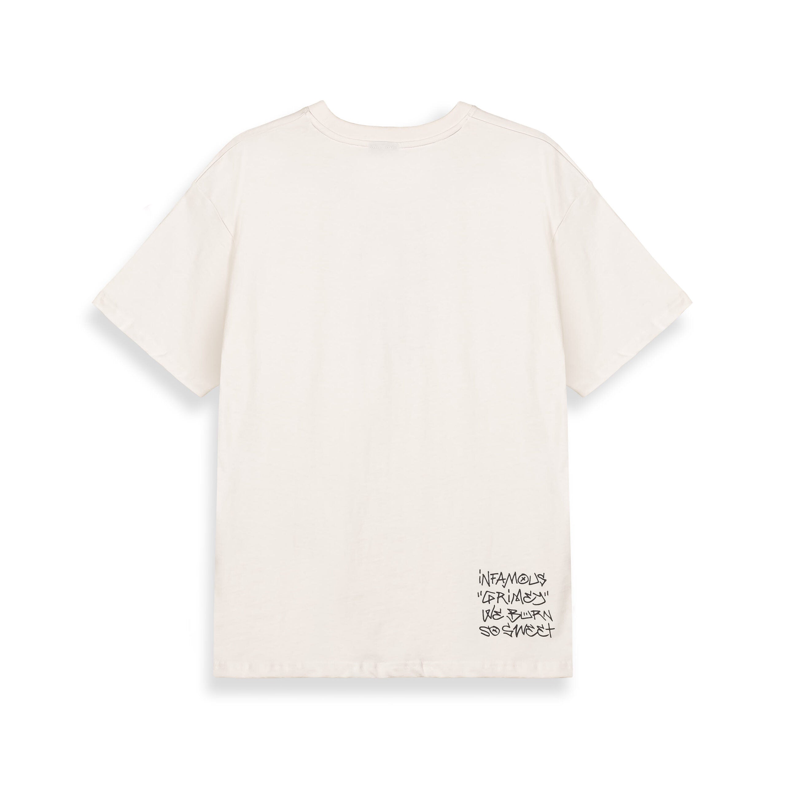GRIMEY THE SHELTER BUCKS TO BURN CAMISETA REGULAR FIT BLANCO ROTO