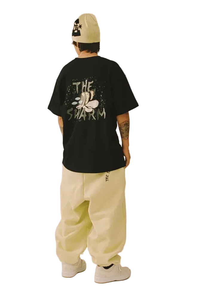 GRIMEY THE SWARM DC SHOES X GRIMEY CAMISETA REGULAR FIT NEGRA