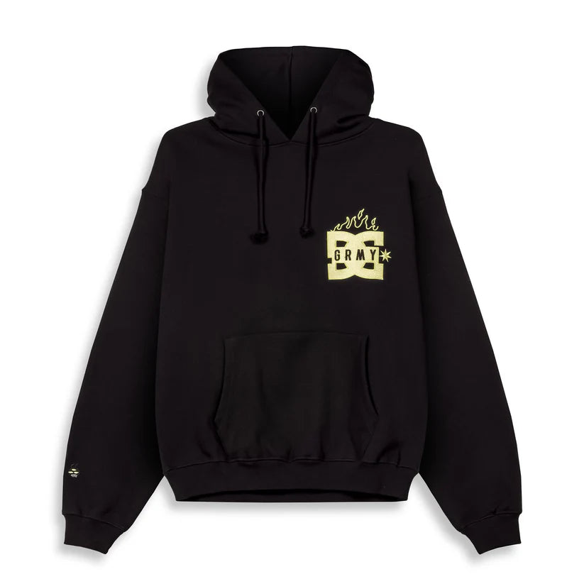 GRIMEY THE SWARM DC SHOES X GRIMEY SUDADERA BOXY NEGRA