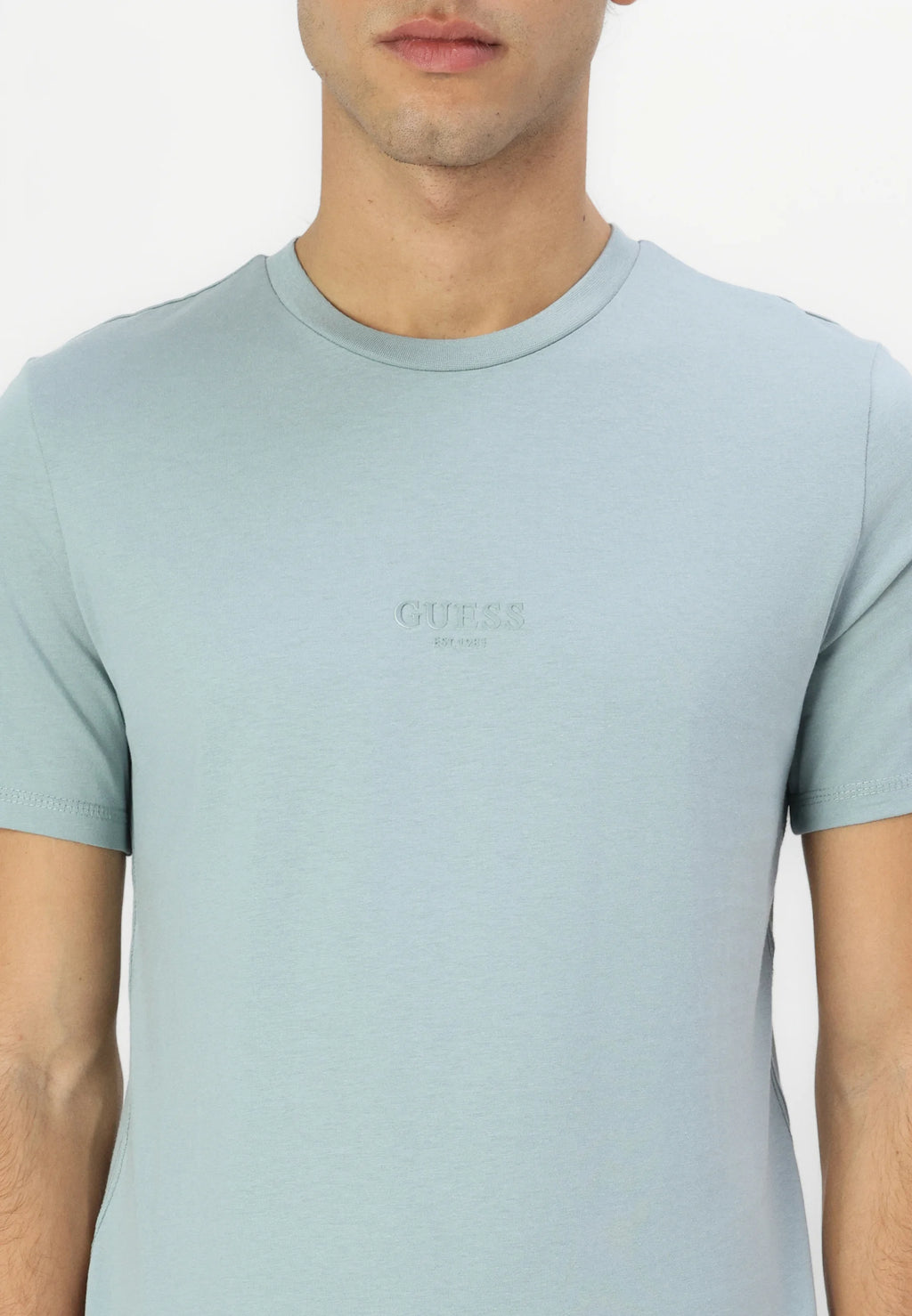 GUESS AIDY CAMISETA REGULAR FIT AZUL CLARO