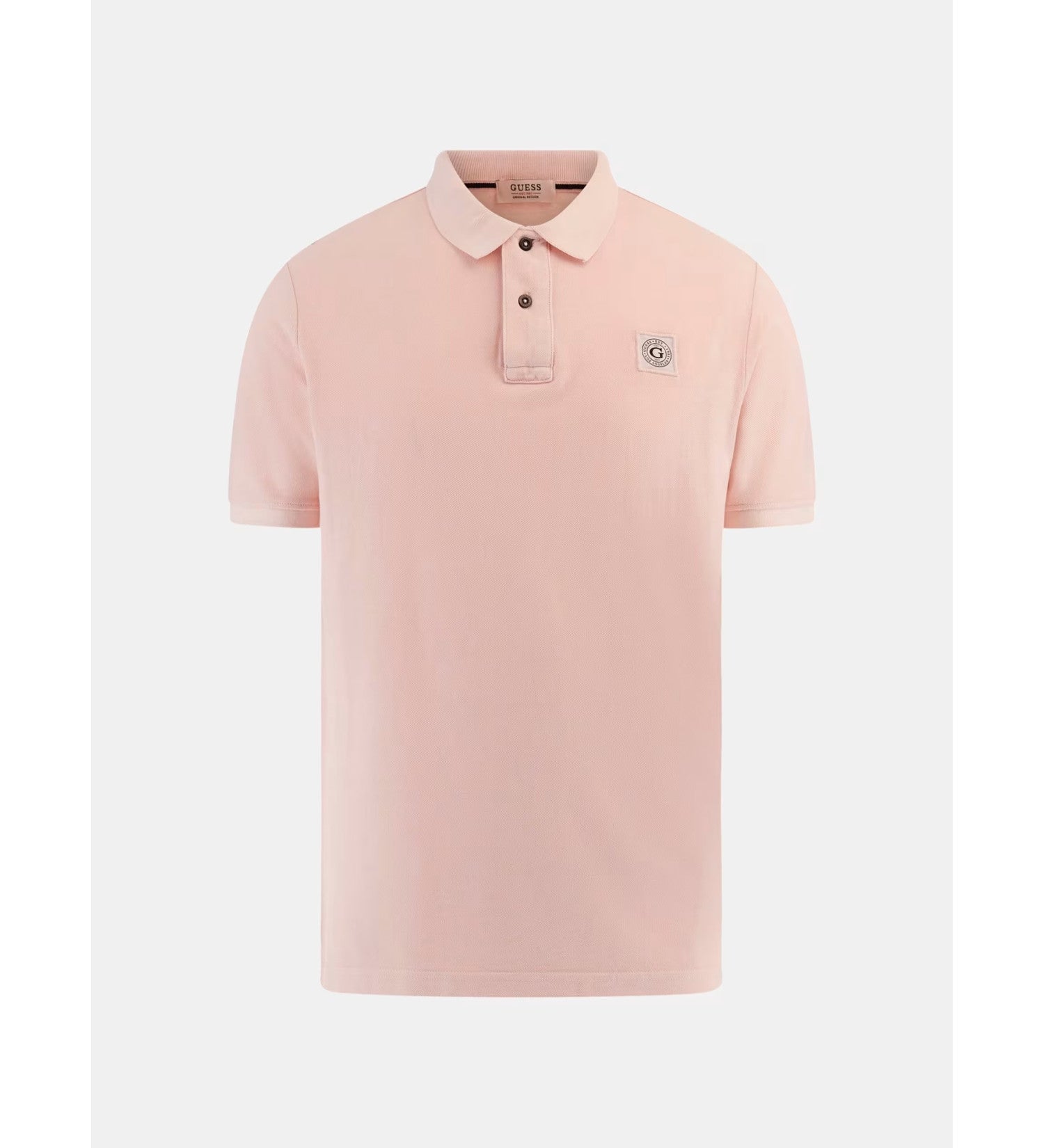 GUESS WASHED POLO REGULAR FIT ROSA