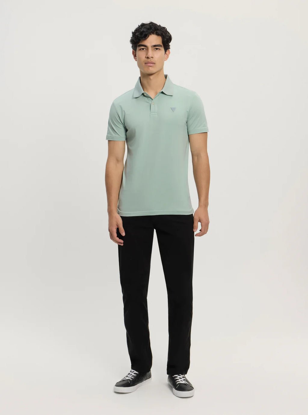 GUESS NOLAN POLO REGULAR FIT MINTY MIST