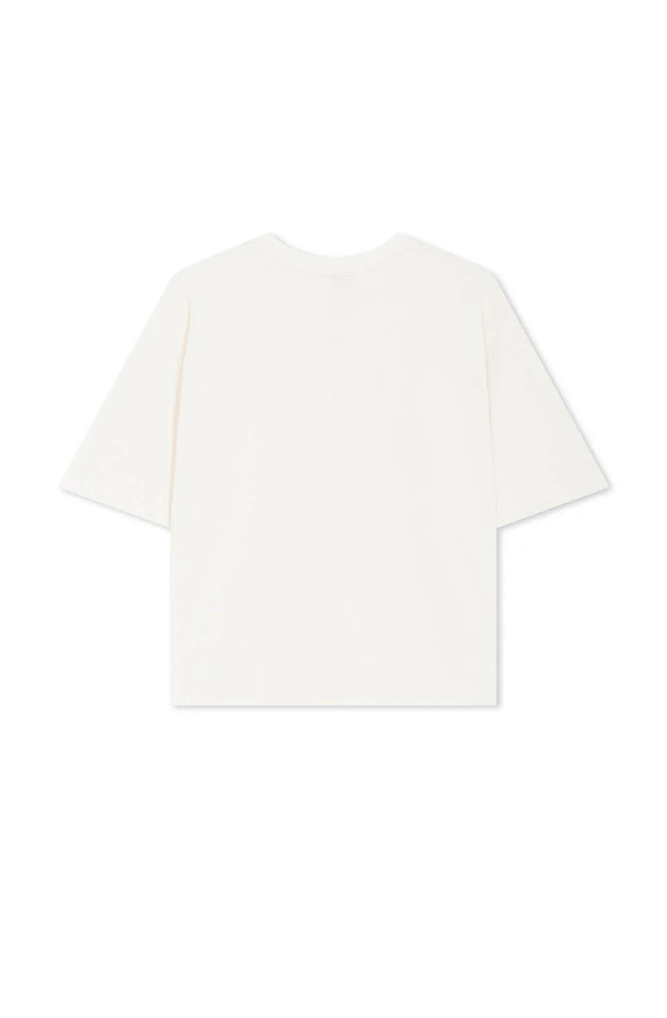 KAOTIKO CAMISETA CROPPED HEAD TRANCE COTTON ORGANIC IVORY