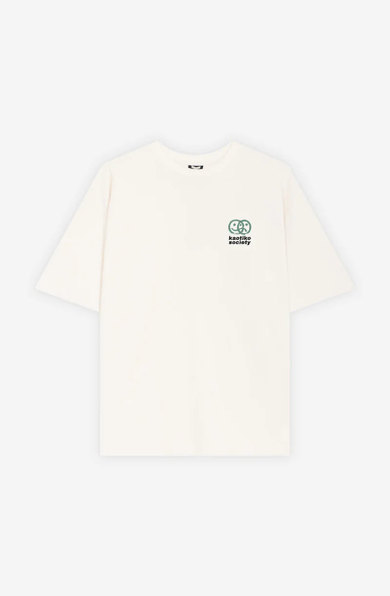 KAOTIKO CAMISETA DISCONNECTED YOUR VISION ORGANIC COTON INVORY