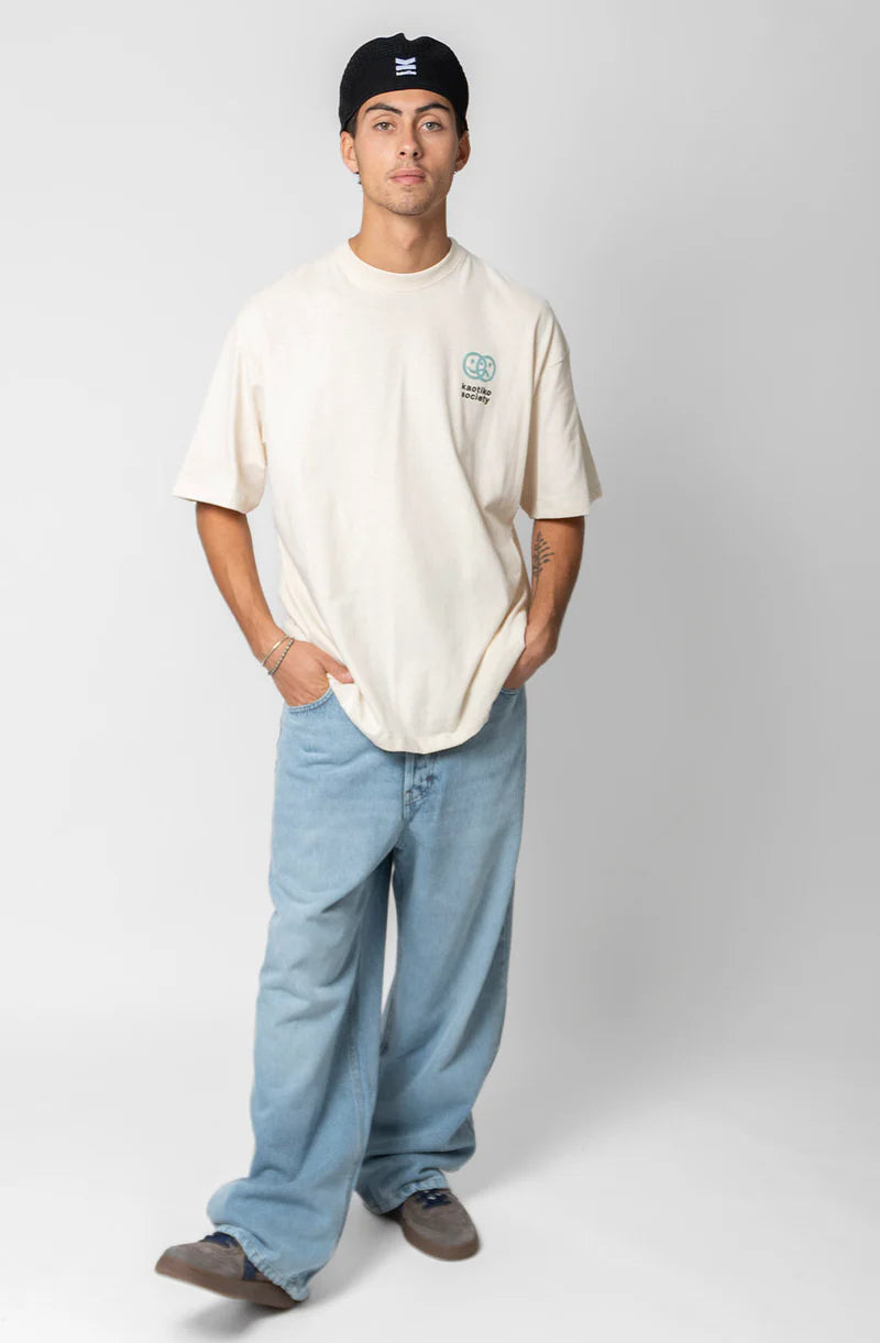 KAOTIKO CAMISETA DISCONNECTED YOUR VISION ORGANIC COTON INVORY