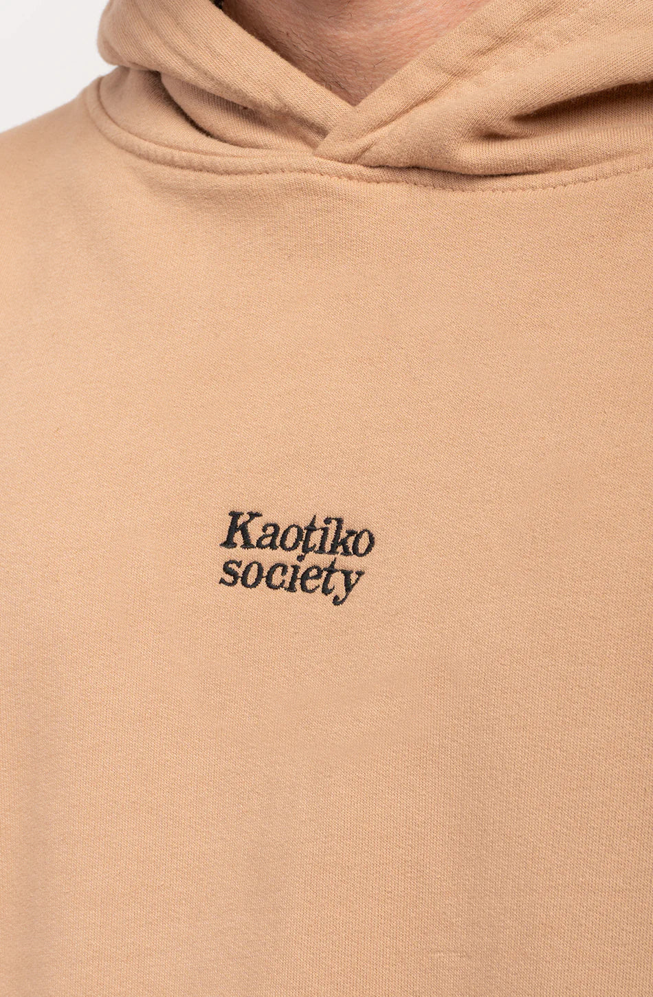 KAOTIKO SUDADERA CON CAPUCHA CAP WASHED CESARE SAND