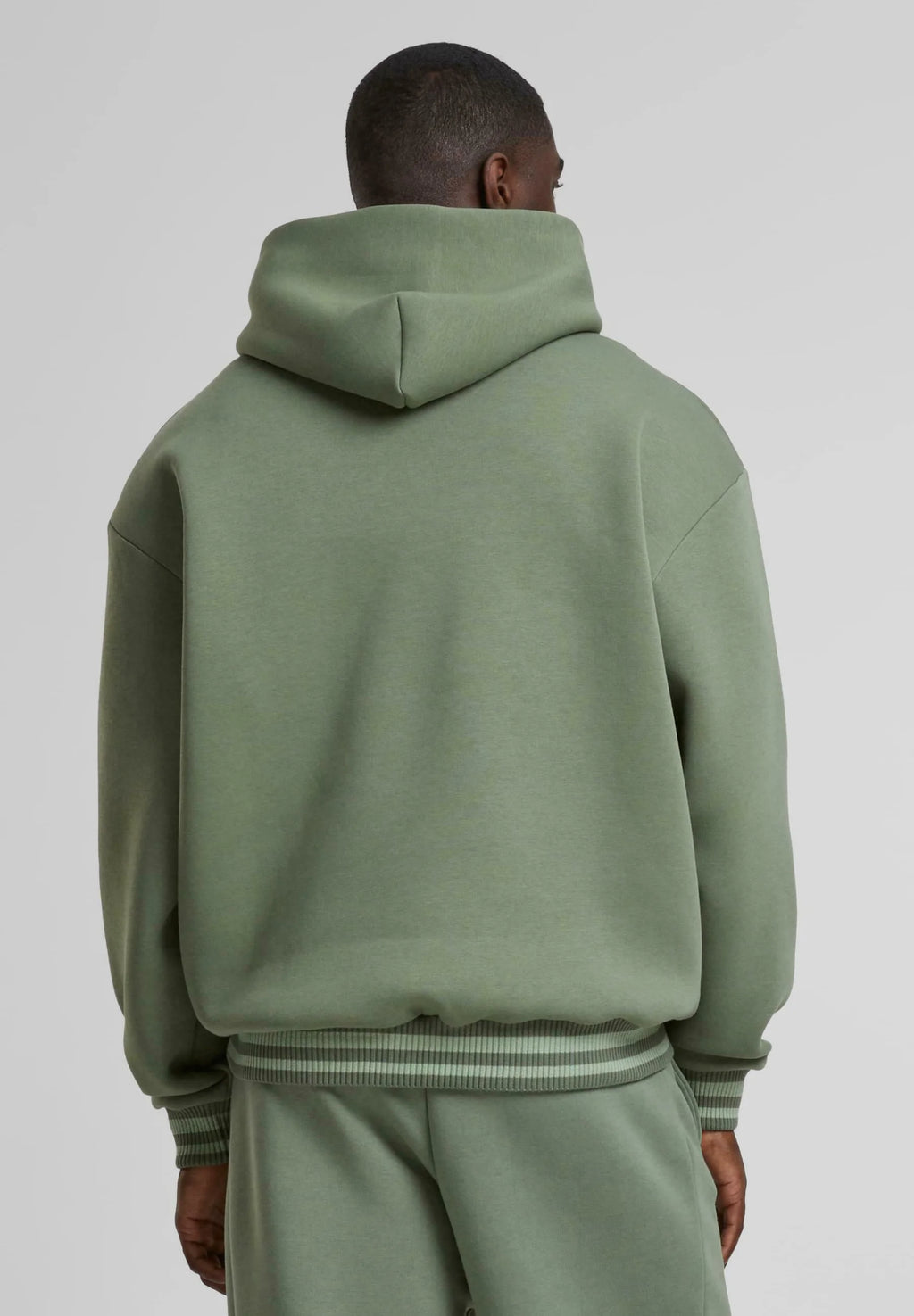 KARL KANI ELLIPSE HOODIE SUDADERA CAPUCHA OVERSIZE FIT OLIVA
