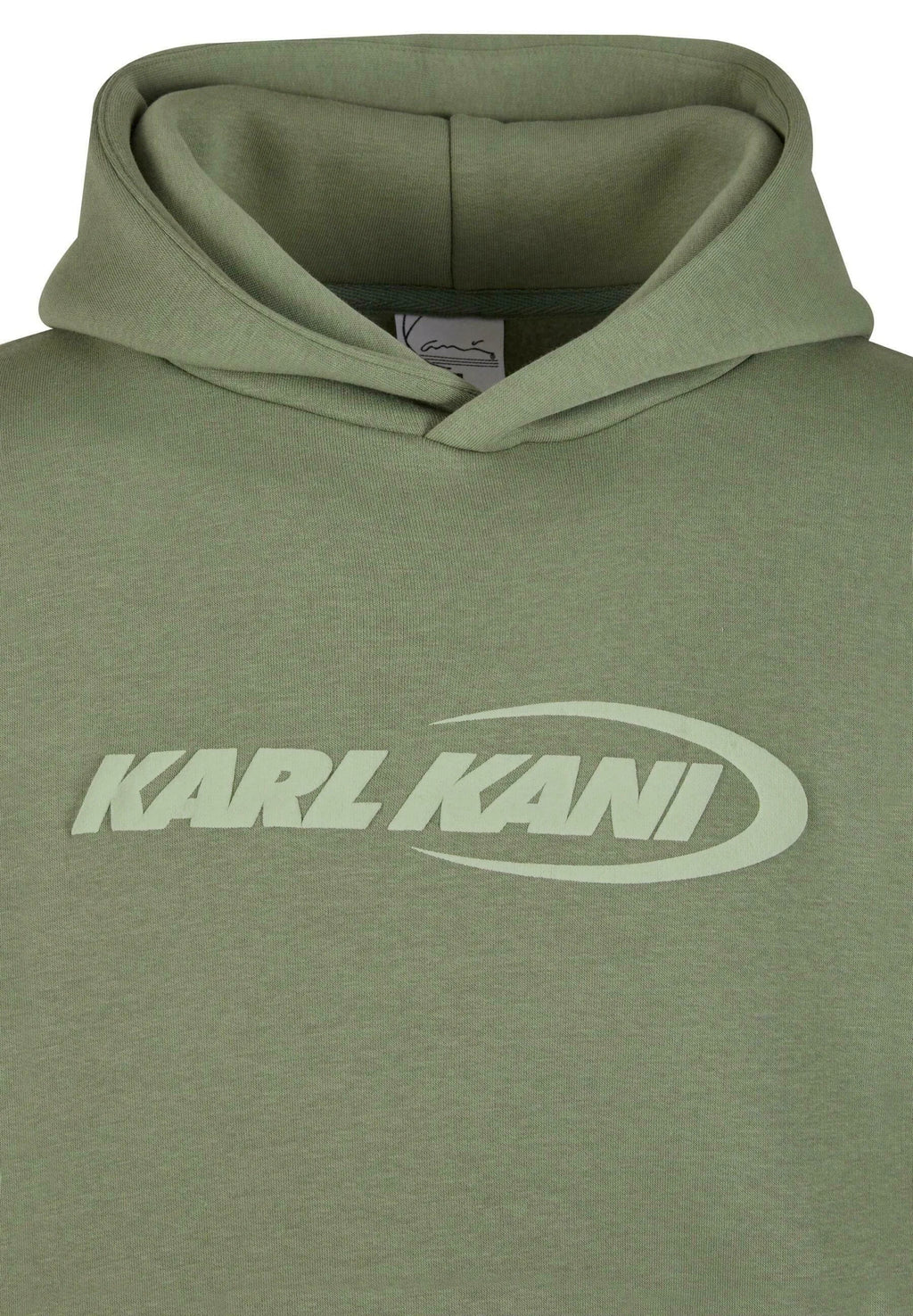 KARL KANI ELLIPSE HOODIE SUDADERA CAPUCHA OVERSIZE FIT OLIVA