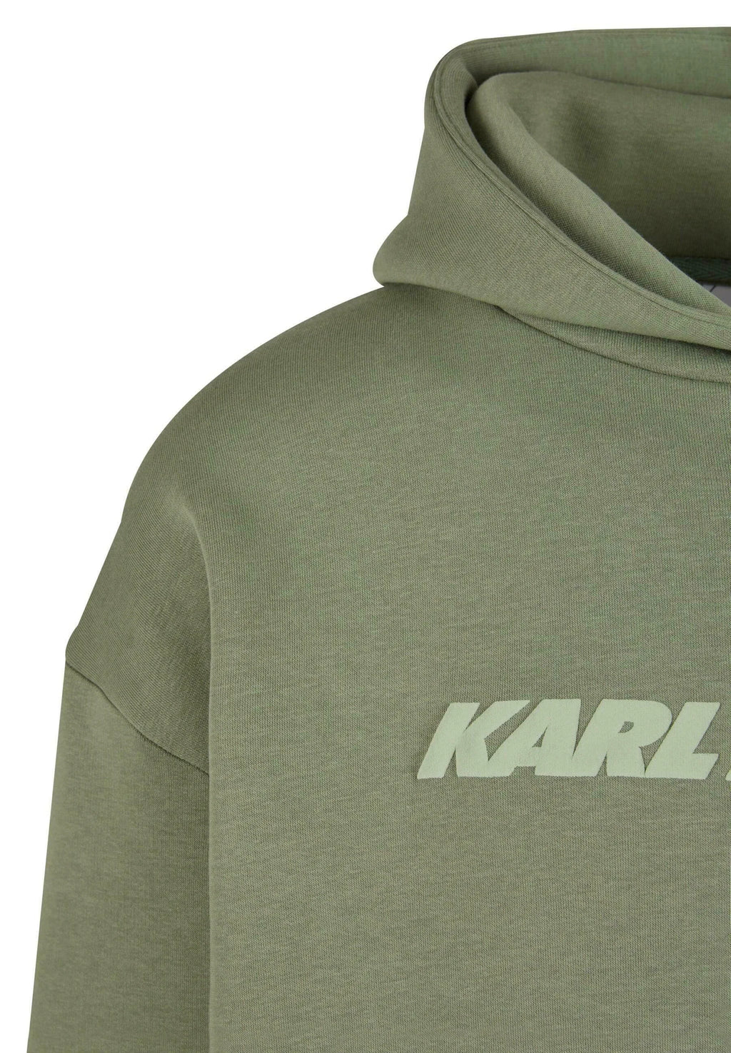 KARL KANI ELLIPSE HOODIE SUDADERA CAPUCHA OVERSIZE FIT OLIVA