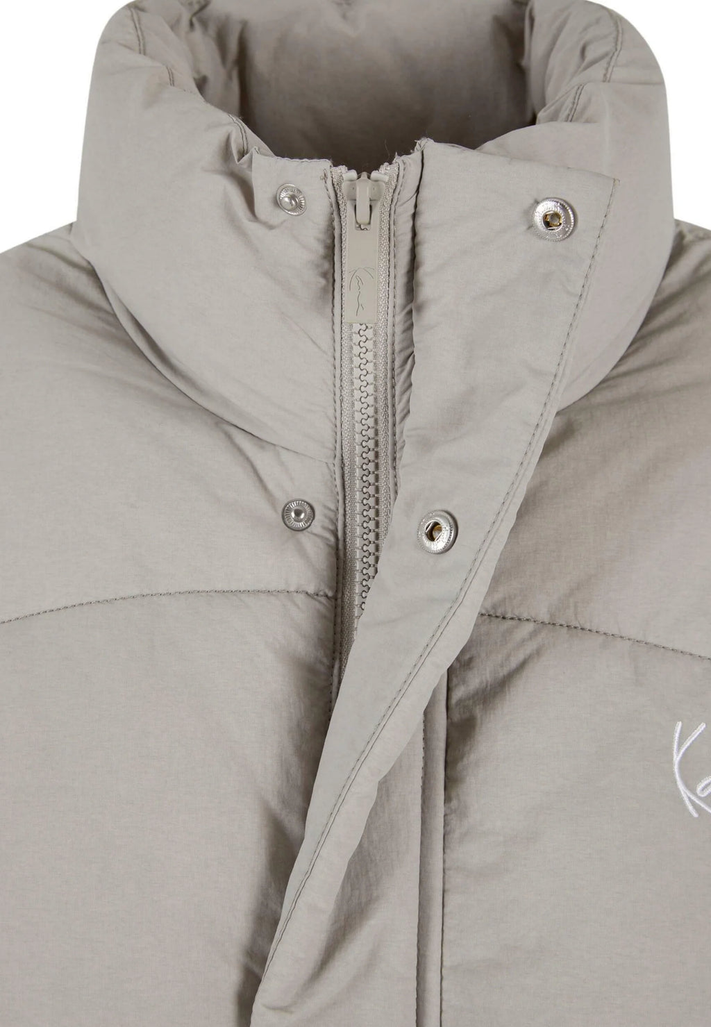 KARL KANI SMALL SIGNATURE PUFFER CHAQUETA GRIS