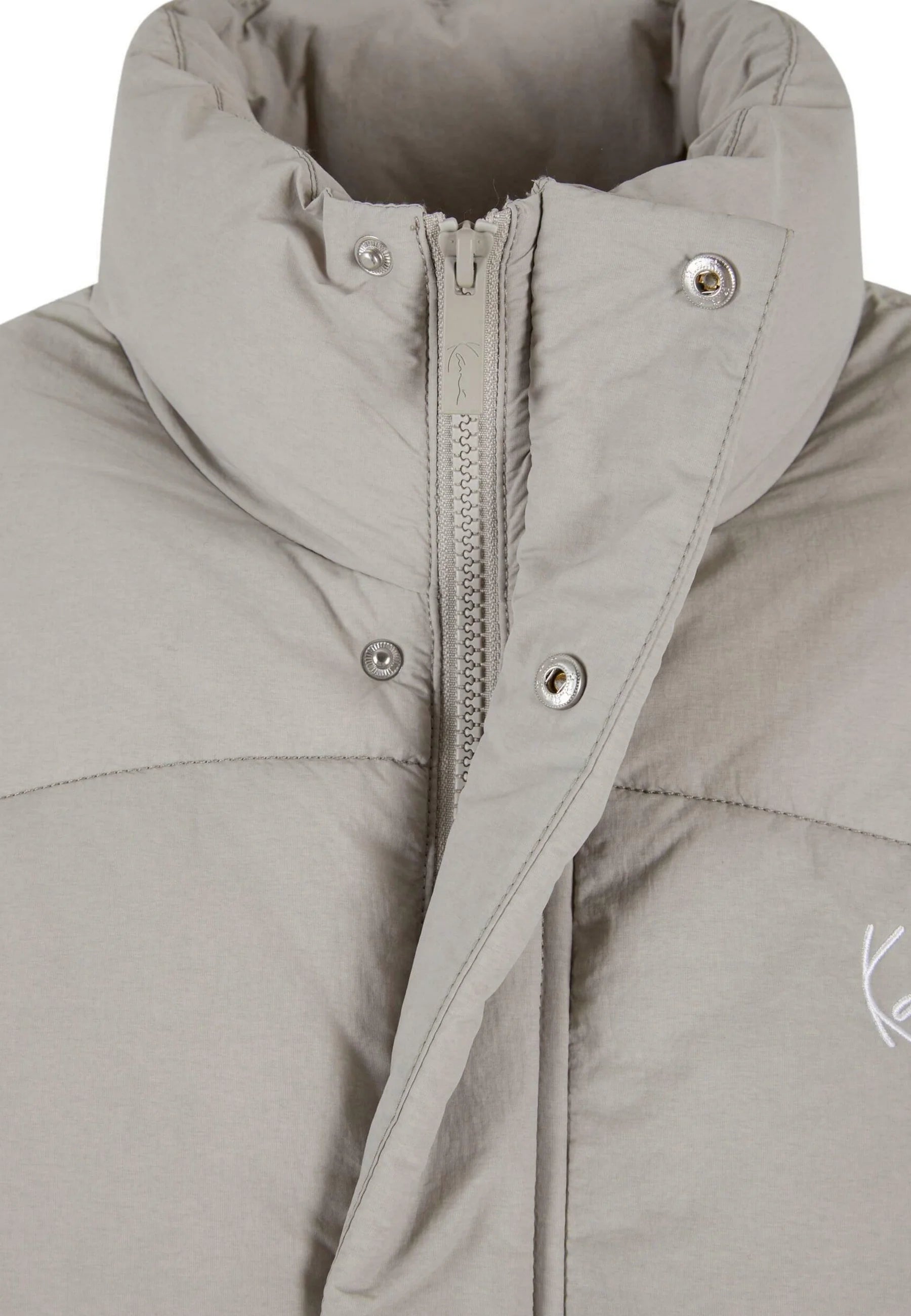 KARL KANI SMALL SIGNATURE PUFFER CHAQUETA GRIS