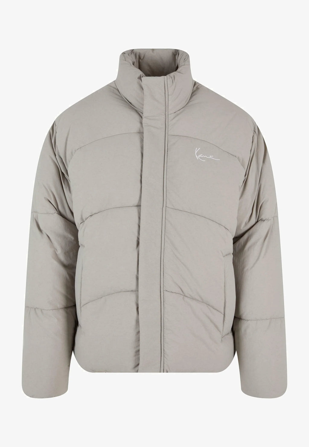 KARL KANI SMALL SIGNATURE PUFFER CHAQUETA GRIS