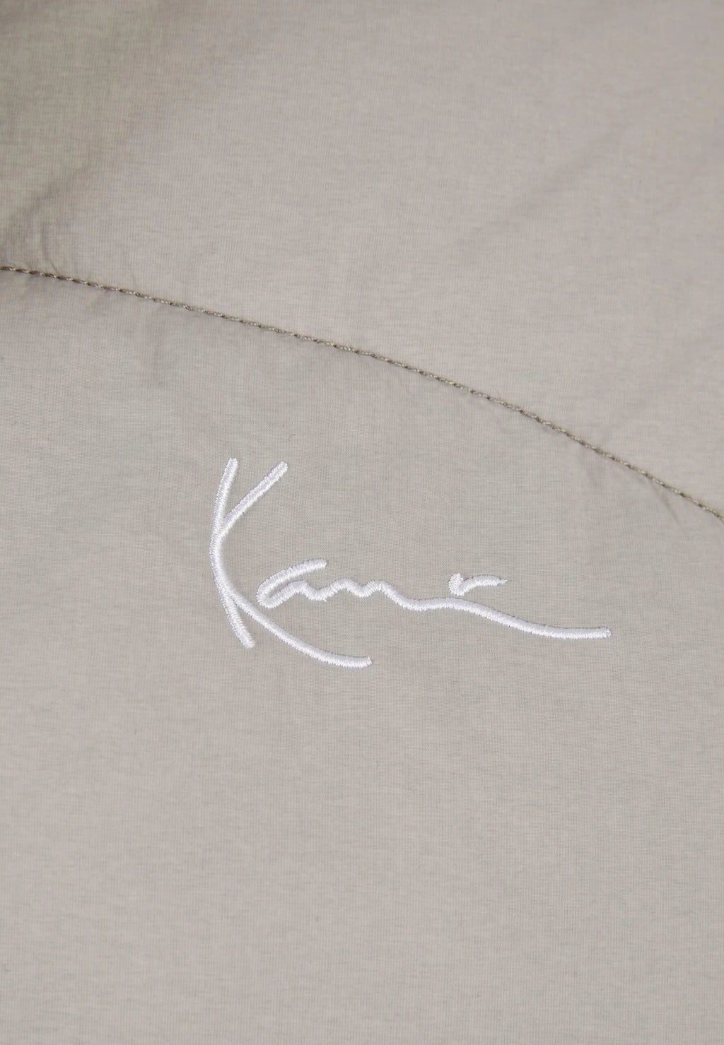 KARL KANI SMALL SIGNATURE PUFFER CHAQUETA GRIS