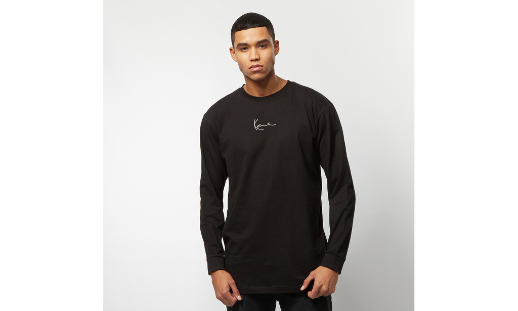 KARL KANI CAMISETA MANGA LARGA SIGNATURE NEGRA