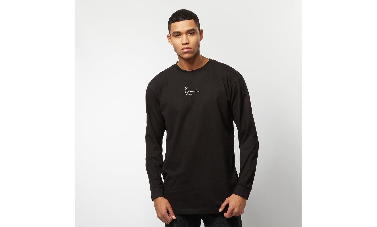 KARL KANI CAMISETA MANGA LARGA SIGNATURE NEGRA
