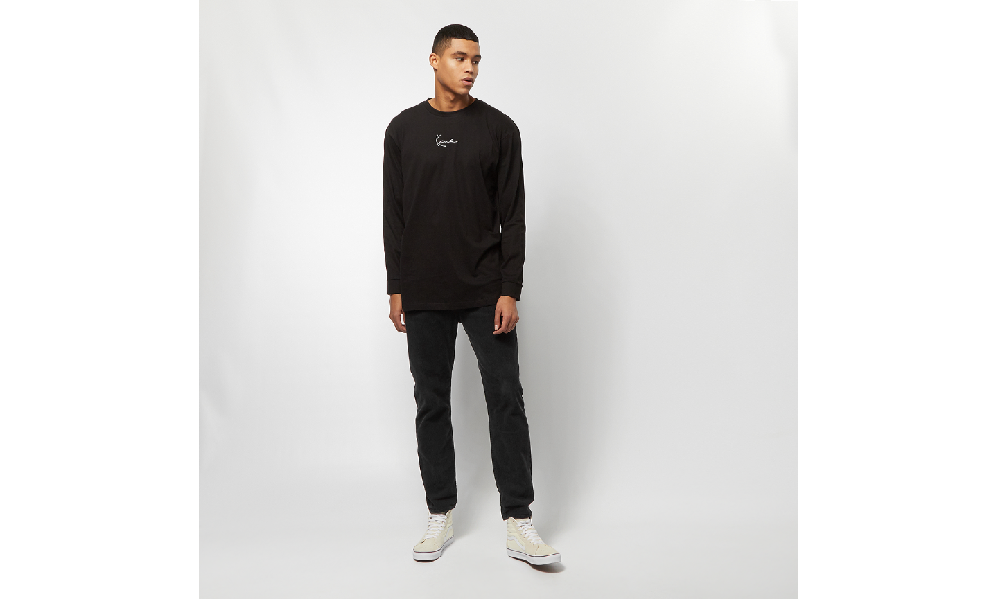 KARL KANI CAMISETA MANGA LARGA SIGNATURE NEGRA