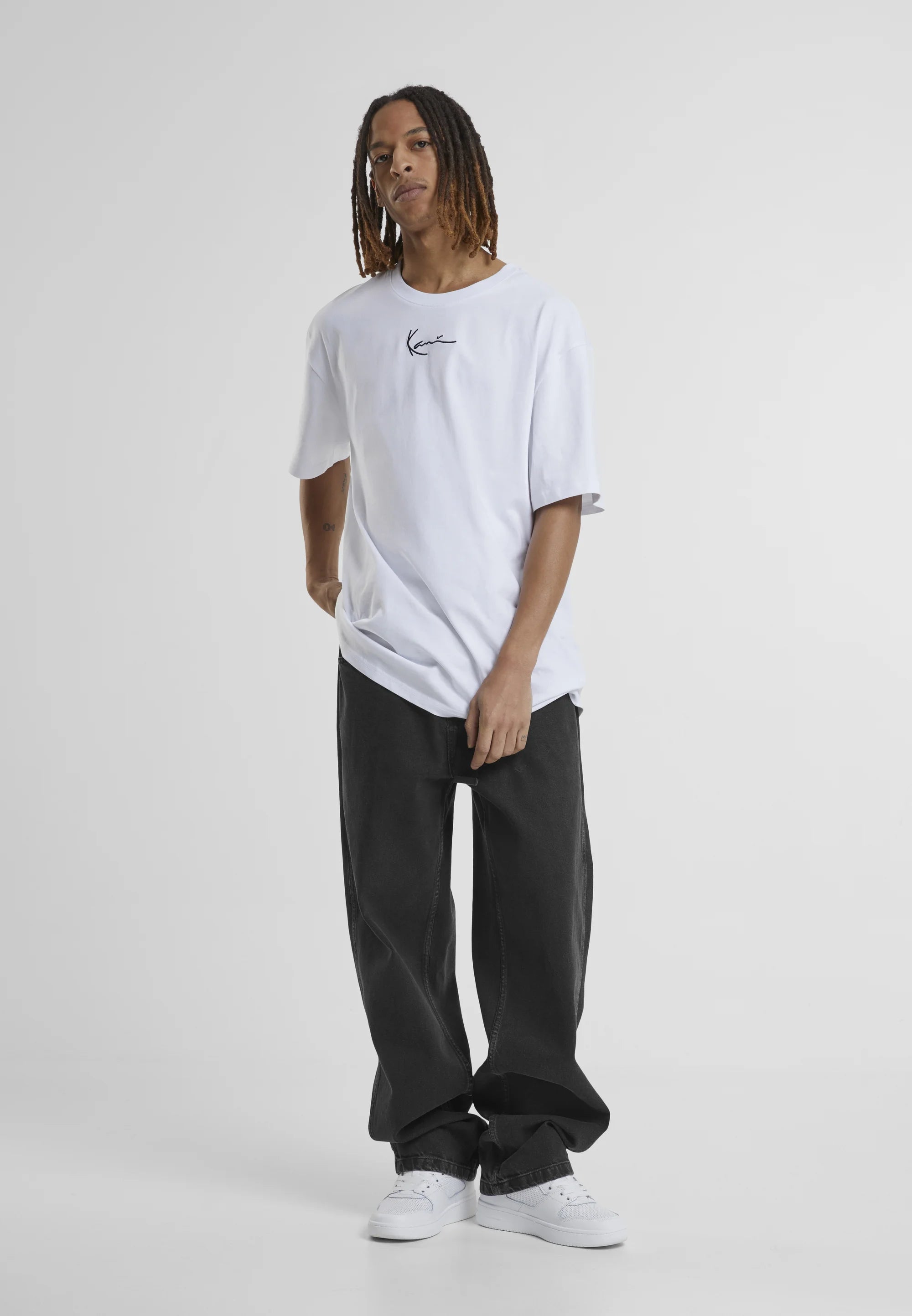 KARL KANI CAMISETA SIGNATURE BLANCA