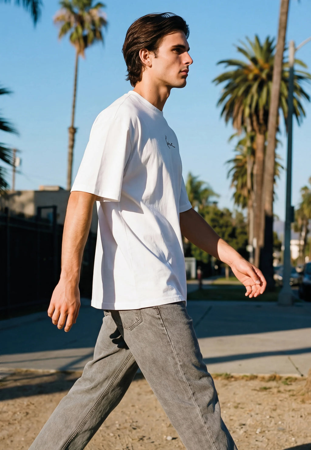 KARL KANI CAMISETA SIGNATURE BLANCA