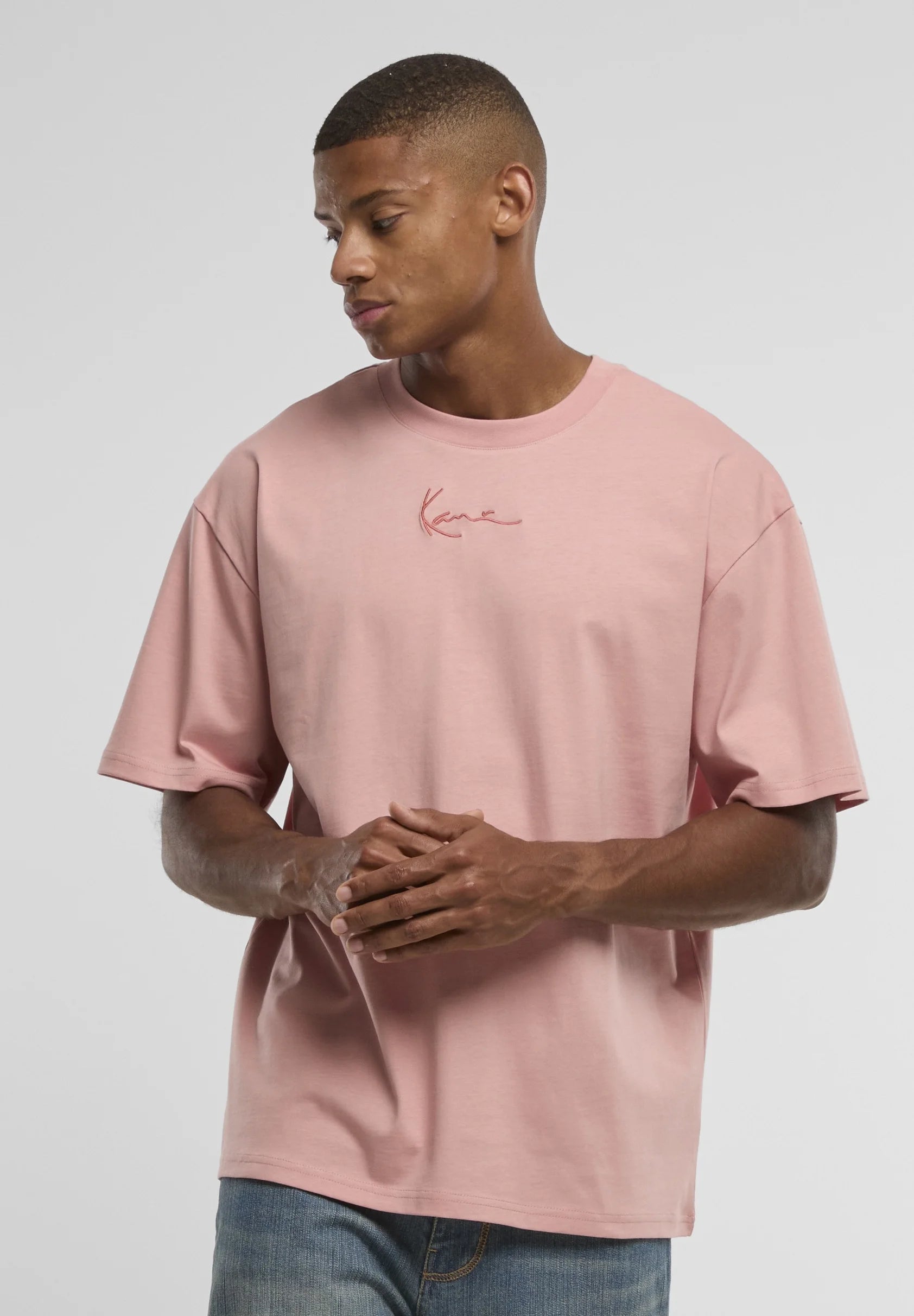 KARL KANI CAMISETA SIGNATURE ROSA