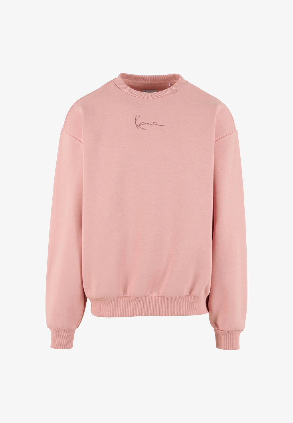 KARL KANI SUDADERA OVERSIZED SIN CAPUCHA SIGNATURE ESSENTIAL ROSA